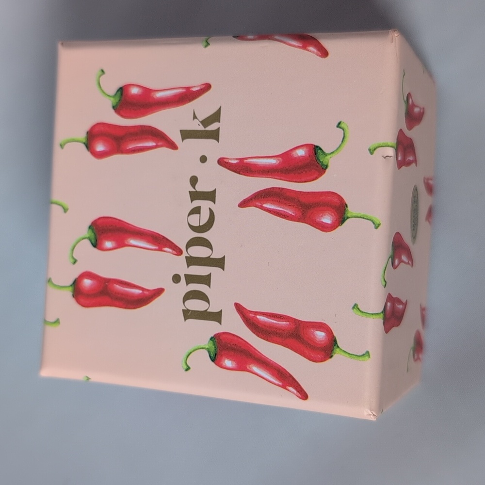 Piper K Red Hot Chili Pepper Drop Earrings - Picture 5 of 5